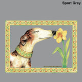 Adult Long Sleeve T-Shirt - Design: Daffodil - Adopt A Greyhound