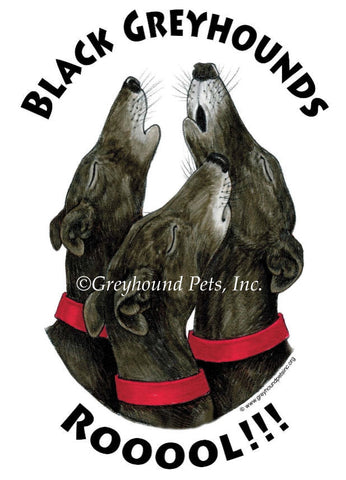 Women's T-Shirt - Design: Black Greyhounds Rooool!!! Design